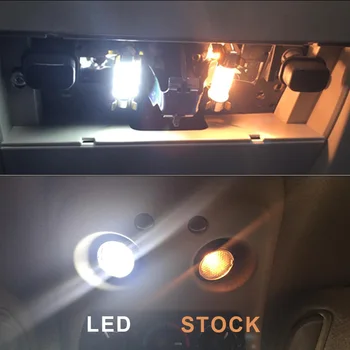 9x LED portbagaj bec + Interior dome harta oglindă Kit de Lumina pentru 2013-2018 Scaunul Accesorii pentru Leon MK3 5F 5F1 5F5 5F8