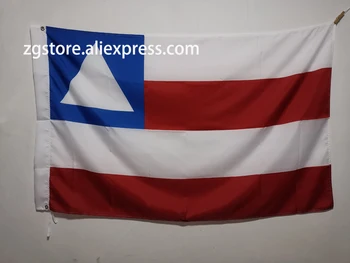 Bandeira da Bahia Pavilion 3X5FT 150X90CM Poliester Banner alama metal de găuri Decor Acasă