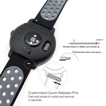 Noile Bratari Silicon pentru Nokia Withings Oțel HR/Mutare ECG Încheietura Banda Curele pentru Withings Activite Pop/Safir Watchband 18mm