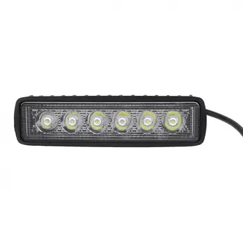 1550LM Mini 6 Inch 18W 6 x 3W LED Light Bar ca Lumina de Lucru / Flood Light / Lumina la fața Locului pentru plimbări cu Barca / Vanatoare / Pescuit