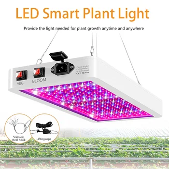 2000W LED-uri Cresc Light 312*2835 Led-uri Chip Impermeabil Phytolamp Creștere Lampa 265V Spectru Complet de Plante de Iluminat Pentru Plante de Interior