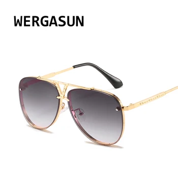 WERGASUN Moda ochelari de Soare pentru Femei Brand Designer de Femei de Epocă Ochelari de Soare Barbati Lady Shades ochelari de soare Ochelari de Oculos de sol UV400