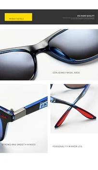 ZXWLYXGX 2020 Polarizat ochelari de Soare Femei Bărbați Clasic de Brand Designer de Epocă Pătrat Ochelari de Soare Oglindă de Conducere UV400 Ochelari