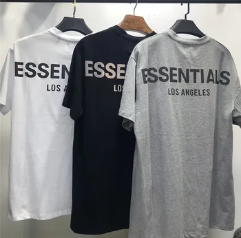 Los Angeles Exclusiv Reflectorizante CEAȚĂ Essentials T Produsului Camasa Barbati Casual 1:1 de Înaltă Calitate Supradimensionate Essentials T-shirt Tees