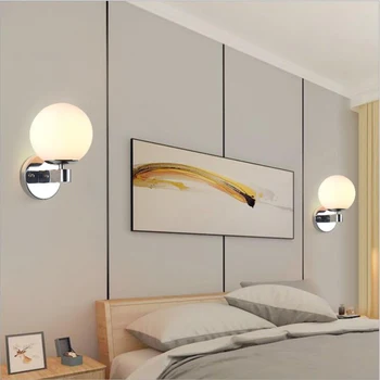 Modern de 3 Culori Reglaj Lămpi de Perete Camera de zi Dormitor Noptieră 5W 12W AC85-240V LED-uri de Perete Tranșee Lampa Culoar de Iluminat decor