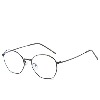 Bărbați clasic de Calculator Ochelari Anti-Lumina albastra de Moda de Metal Rotund Rama de Ochelari Optica Miopie Ochi Ochelari Femei Nou 2020