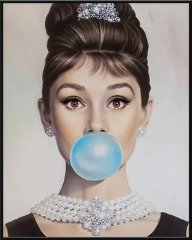 Arta de perete Poster Pânză de Pictură Printuri de Imagine pentru Camera de zi Decor Caracter Pictura Originală Audrey Hepburn HOLLYWOOD ICOANE