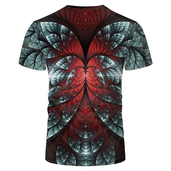 Tricou 3d Barbati O-gât Ultima Moda 3d Street Art Vânt de Imprimare Bărbați Și Femei Mare T-shirt