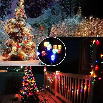 10M 100M Șir LED lumină în aer liber Zână Ghirlanda Acasă de Crăciun de Nunta Petrecere de Ziua Decor 24V Impermeabil Alb Cald, RGB