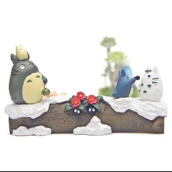Japanse Anime Patru Sezoane Portbagaj Totoro Cifrele De Înaltă Calitate Vecinul Meu Totoro Model De Jucarii Pentru Copii De Ziua Frumos Meserii Cadouri