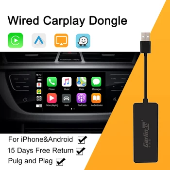 Carlinkit USB Carlinkit Smart Link-ul Pentru Apple CarPlay Dongle pentru Android Radio Auto Carplay, Android Auto Airplay Mrrorlink IOS 14