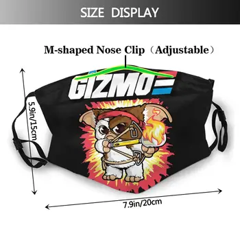 Gremlins Reutilizabile Masca de Fata Gizmo Anti Ceata Praf Mască Mască de Protecție Respiratorie Gura Mufla cu Filtre