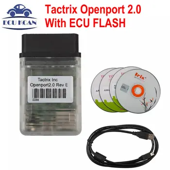 Cele mai noi Tactrix Openport 2.0 Cu ECU FLASH Excelent Tactrix Openport2.0 Diagnostica ECU Chip Tunning Lucrează Pentru Multi-Brand de Masini