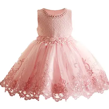Brand Paiete Fata Rochie de Flori Copii Concurs de Petrecere Nunta Bal Bal Printesa Formale Prilej de Flori Dantelă Fete Dress 3-10Y