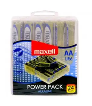 Pilas Maxell bateria originală Alcalina Tipo AA LR6 ro blister 24X Unidades