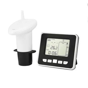 Ultrasonic de Nivel Rezervor de Apă Metru Senzor Wireless cu Ultrasunete Niveluri Indicator LED Senzor de Temperatură Lichid de Instrumente de Măsurare