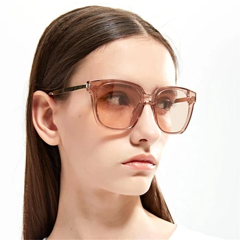 VIVIBEE Mare Cadru Femei Dreptunghi ochelari de Soare Supradimensionați Transparent Epocă 90 de Vară, Ochelari de Soare UV 400 2019 Produse Trend