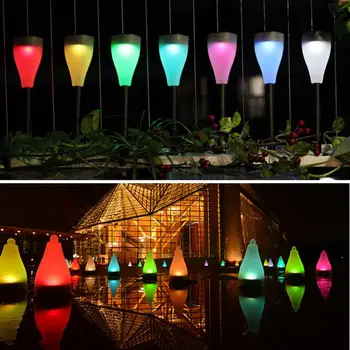 Lumina solara în aer liber LED lampă de Agățat sol plug masina de lampa impermeabile colorate de lumină curte cu grădină park villa culoar lampa