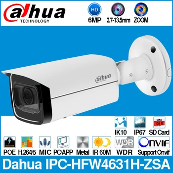 Dahua IPC-HFW4631H-ZSA 6MP IP aparat de Fotografiat Built-In Microfon Slot pentru Card Micro SD 2.7-13.5 mm Zoom 5X Obiectiv VF PoE WDR Camera CCTV cu suport