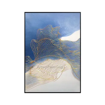 Stil Nordic panza pictura acrilic tablou modern abstract, arta de Perete Imaginile Pentru Camera de zi Decor Acasă caudros decoracion00