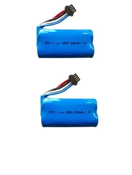 7.4 V 1500mAh acumulator Lipo Cu Incarcator USB Pentru FT009 Barca RC 12428 baterie Lipo 2S 7.4 V, 1500 mah 18650 2S JST SM T PLUG