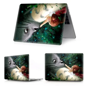 Cazul Laptop Pentru Apple Macbook Air Pro Retina 11 12 13 15 16 inch Acoperi 2020 Pentru Macbook Air Pro 13 15 Vecinul Meu Totoro caz