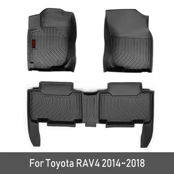 2020 Nou TPE Personalizate Auto Covorase Pentru Toyota RAV4 2018 2016 2017 Picior Tampoane Auto Mocheta Styling RAV 4 Accesorii