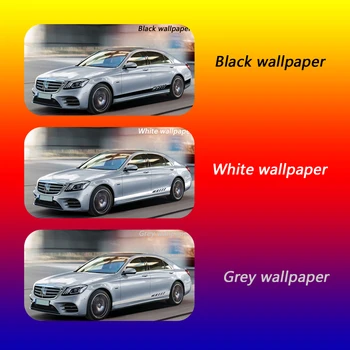 2X Auto-Styling Autocolante Ușă Laterală Autocolant Reflectorizant personalitate Pentru Mercedes-Benz C E seria W204 W205 W211 W212 CIA GLC GLA ML