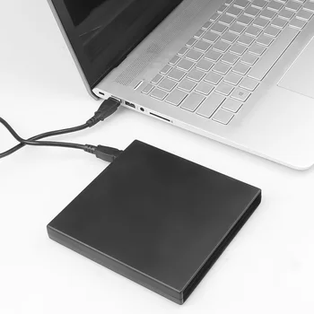 Kebidumei 12,7 mm Unitate Optica Caz Negru Slim Extern Capac Detașabil cu USB 2.0 pentru Laptop, Notebook-uri en-Gros