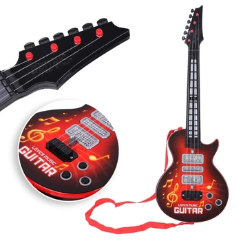 Muzica Chitara Electrica 4 Siruri De Caractere Instrument Muzical Educativ Jucarie Copii Jucarie Cadou