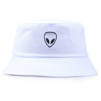 Unisex Brodate Străin Pliabil Găleată Pălărie De Plajă Palarie De Soare Strada Pălărie Pescar Capac Bărbați Și Femei Pălărie