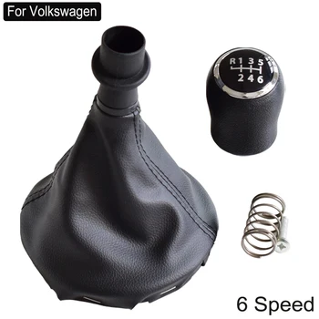 Pentru Volkswagen VW Transporter T5 T5.1 Gp 2003-2011 T6 Auto Gear Shift Buton Schimbator Cu Cizme Din Piele 5 6 Trepte De Viteze Maneta