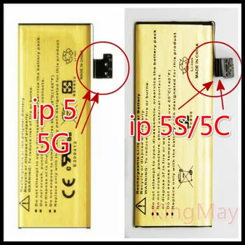 Original face zestre de Mare capacitate baterie de aur Pentru iphone 5c pentru iPhone 5c 5s bateria iphone5c