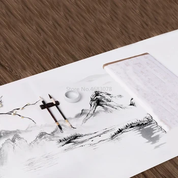 100buc/lot Hârtie de Orez Semi-Raw Xuan Hârtie Caligrafie Crearea Pictura Pictura Chineză Hârtie Specială MediumBrush Hârtie de Scris