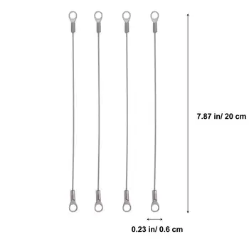 8Pcs Durabil de Înaltă Calitate, Curea de Cablu de Ancorare Fereastra Dop de cabluri de Siguranță Curea Împletită Frânghie pentru Acasă Geamul Portierei