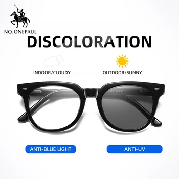 NR.ONEPAUL Fotocromatică Bărbați ochelari de Soare Polarizat Cameleon Decolorarea Ochelari de Soare pentru Barbati UV400 Șofer de sex Masculin Ochelari de Conducere