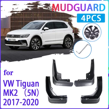 4 BUC Mașină de Noroi Pentru Volkswagen VW Tiguan 5N 2017 2018 2019 2020 MK2 Aripă apărătoare de noroi Aripa apărătoare de noroi Accesorii Auto