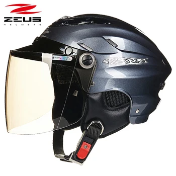 ZEUS vara casca casca motocicleta super respirabil captusit UV casca ZS-125B