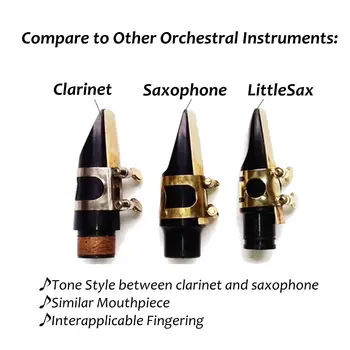 Buzunar Sax Mini Portabil Saxofon, Saxofon Mic Cu Geanta De Transport Instrument De Suflat Instrumente Muzicale Profesionale