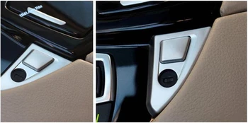 Lapetus Auto Styling Cotiera Recipient Cutie de Depozitare Buton Comutator Capac Ornamental Pentru BMW Seria 5 F10 525i 535i 2011 - 2016