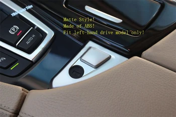 Lapetus Auto Styling Cotiera Recipient Cutie de Depozitare Buton Comutator Capac Ornamental Pentru BMW Seria 5 F10 525i 535i 2011 - 2016