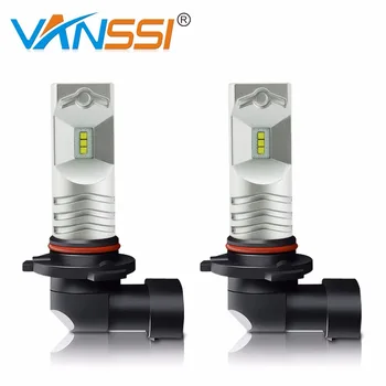 VANSSI 2 buc Super LED-uri Puternice HB3/9005 9006/HB4 LED-uri de Mare Putere 30W CSP Mașină de Ceață Bec Lampa 6500K Alb