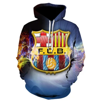 Noile jachete de toamna/iarna haine băieți și fete topuri de sport 3D noua moda de fotbal la modă bărbați și femei sport pulover hoodies