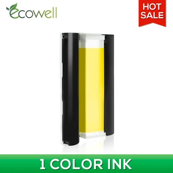 ECOWELL 1buc KN-36IN KN 108IN culoare cartuș de cerneală pentru canon selphy CP1300 CP910 CP900 CP1200 imprimantă foto de culoare Casetă de cerneală