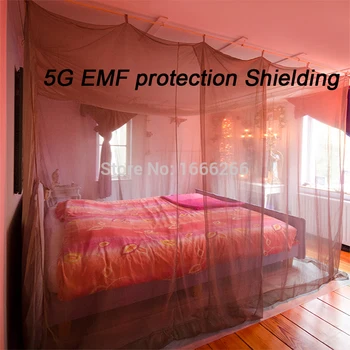 5G Protecție CEM Protectie Baldachin Plasă de Țânțari Anti Radiatii Antibacterian fibre de Argint de 40-50DB utilizarea acasă