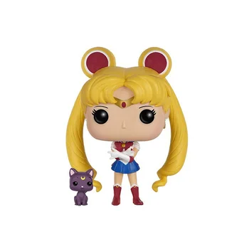 POP Sailor Moon Luna Reuseste Meiou Setsuna Kaiou Michiru Uranus Sailor Saturn Chibi Moon Figura Model de Colectie Model de Jucărie Cadou