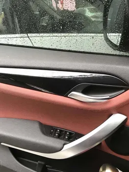 Original Negru Bej Argint 4BUC Set Auto Interior Cotiera Capac Ornamental Pentru BMW X1 E84 2010-2016