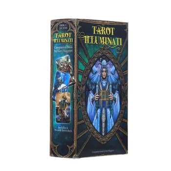 Carte De Tarot Illuminati Kit De Cărți De Tarot Jocuri Joc Carte Pentru Vacanță De Familie Petrecere Joc Engleză