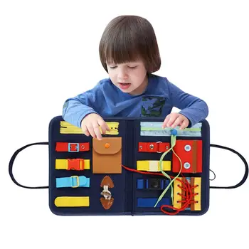 1 Buc Montessori Jucărie Educațională Esențială Senzoriale Bord Pentru Copii Mici De Informații De Dezvoltare Jucărie De Învățământ