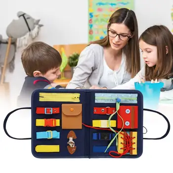 1 Buc Montessori Jucărie Educațională Esențială Senzoriale Bord Pentru Copii Mici De Informații De Dezvoltare Jucărie De Învățământ